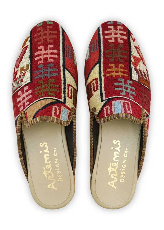 Men's Sumak Kilim Slippers - Size 10