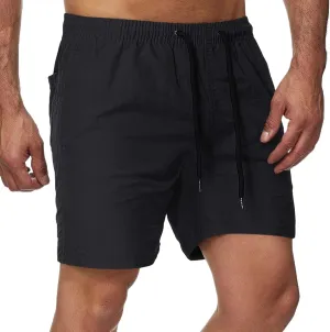 Men's Swim Trunks Quick Dry Beach Shorts with Zipper Pockets and Mesh Lining