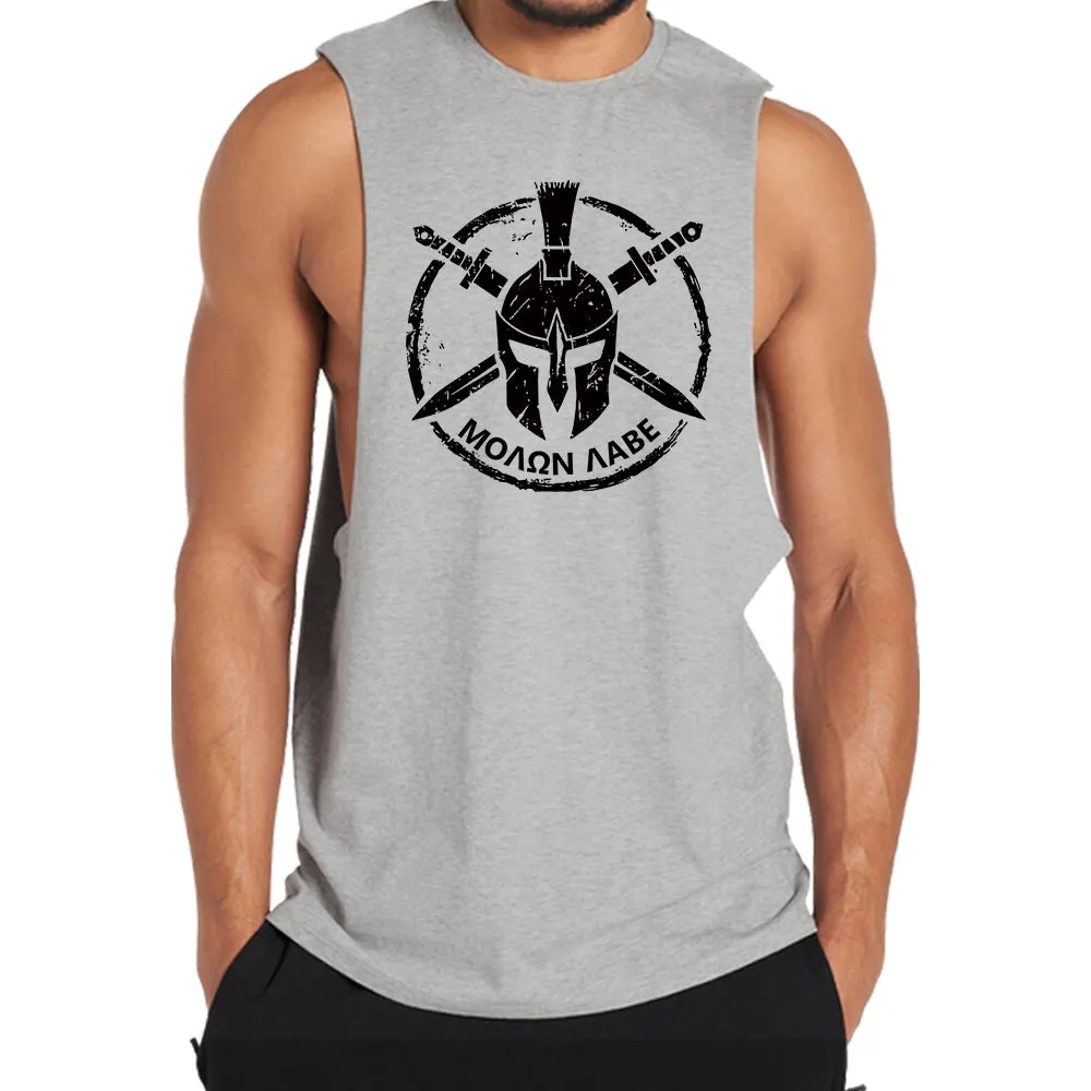 Molon Labe Graphic Tank Top