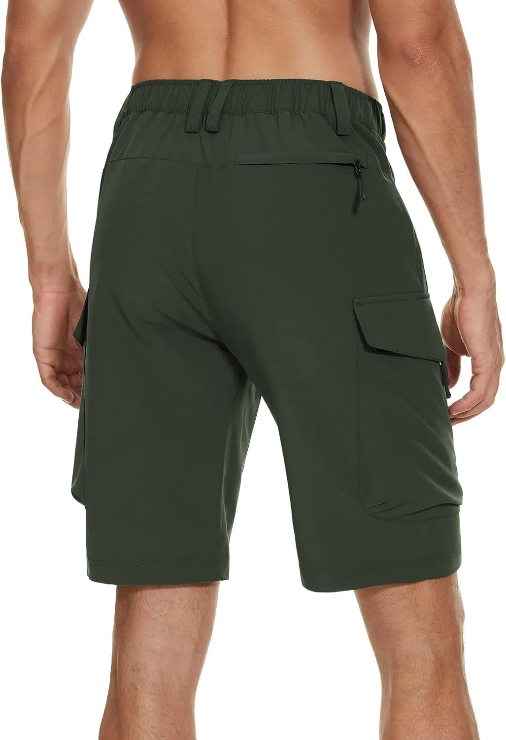 Moosehill Men's Hiking Cargo Shorts with 7 Pockets Quick Dry for Casual Work