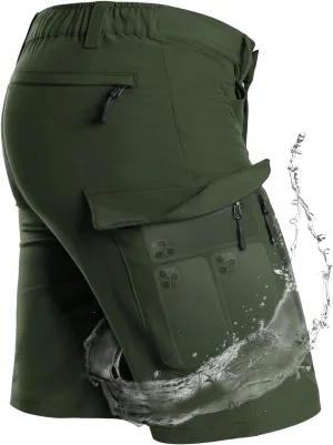 Moosehill Men's Hiking Cargo Shorts with 7 Pockets Quick Dry for Casual Work