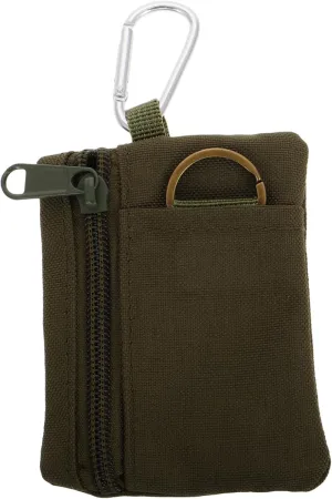 Multi Functional Mini Pouch for Outdoor Activities Durable Keychain Organizer for Hiking Travel and Everyday Use Compact Coin and Key Storage