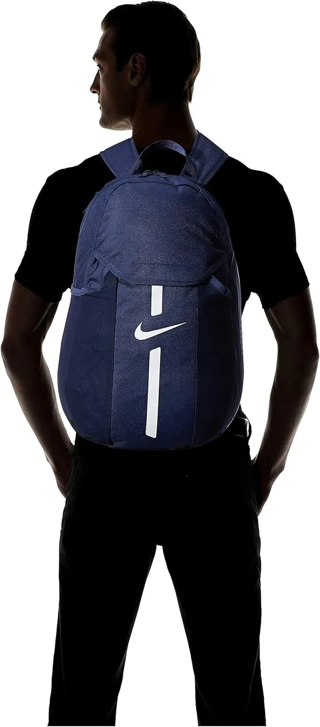 Nike Academy Team Backpack, Navy Blue, One Size (12.99 x 18.9 x 6.69 inches), 30L