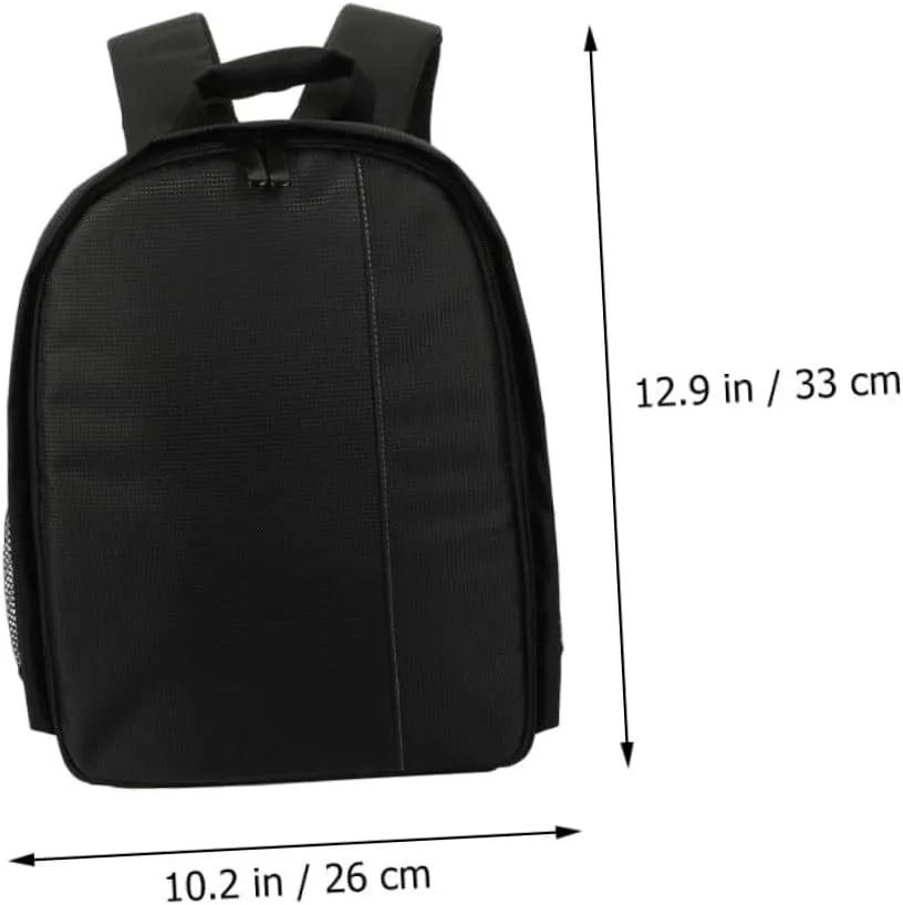 NUOBESTY 1Pc Camera Backpack Nylon DSLR Storage Bag with Straps Multi Functional Handheld Storage for Hiking Travel Beach and Daily Use