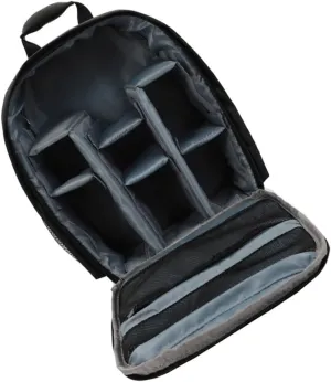 NUOBESTY 1Pc Camera Backpack Nylon DSLR Storage Bag with Straps Multi Functional Handheld Storage for Hiking Travel Beach and Daily Use