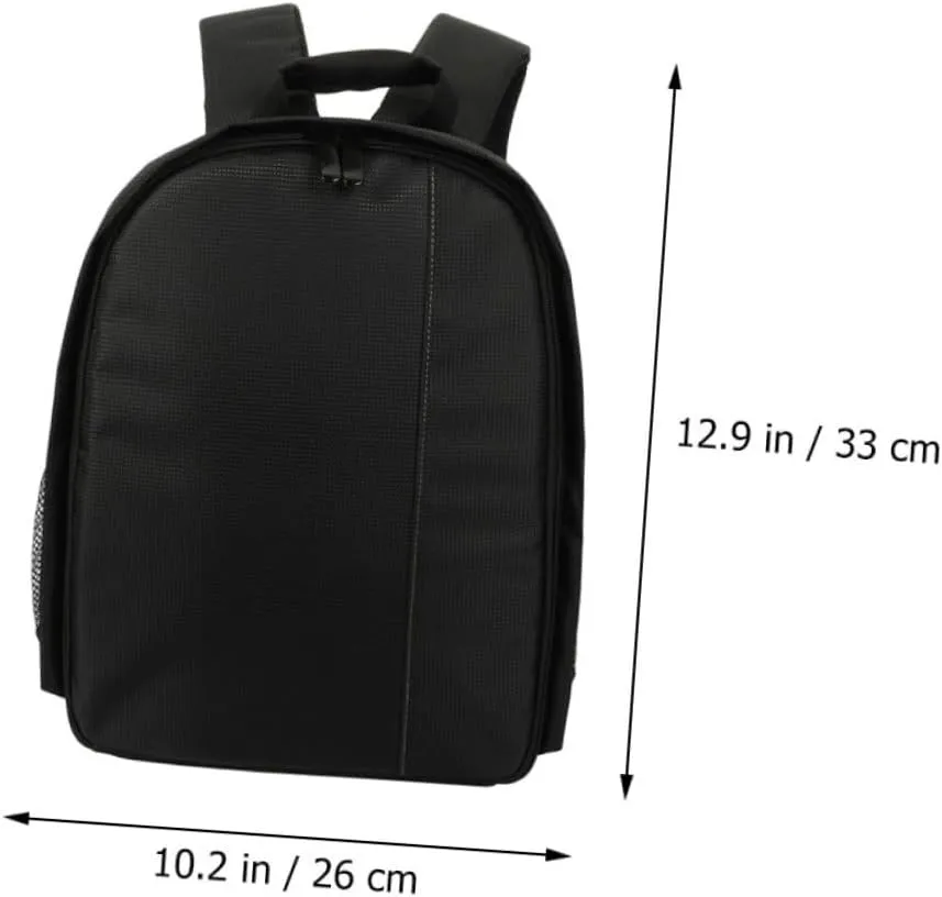 NUOBESTY 1Pc Nylon Camera Backpack for DSLR Multi Functional with Straps Tripod Storage Unisex Design for and Daily Use