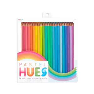 Ooly Pastel Hues 24 Soft Hued Colored Pencils