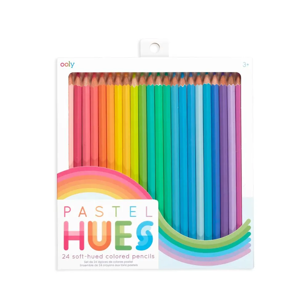 Ooly Pastel Hues 24 Soft Hued Colored Pencils
