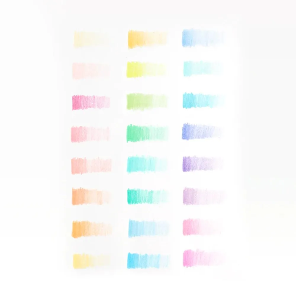 Ooly Pastel Hues 24 Soft Hued Colored Pencils