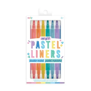 OOLY Pastel Liner Double Ended Markers