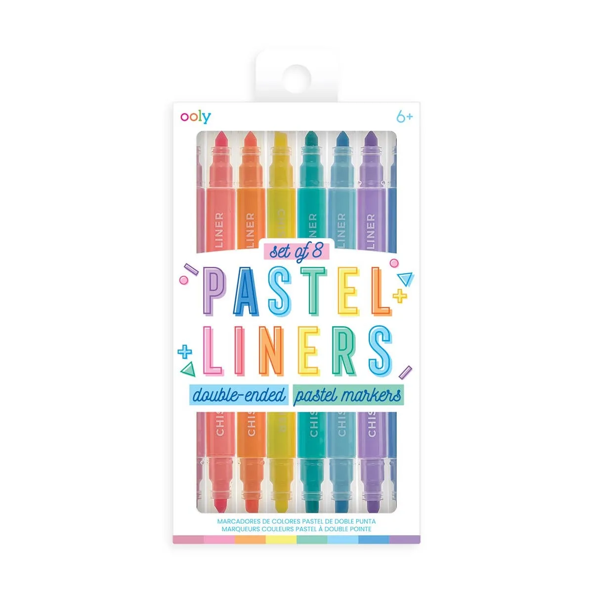 OOLY Pastel Liner Double Ended Markers