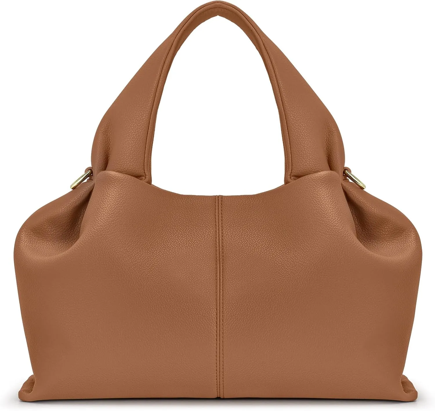 oscaurt Purses and Handbags for Women Trendy Dumpling Cloud Bag Chic PU Leather Tote Shoulder Bag with Removable Strap