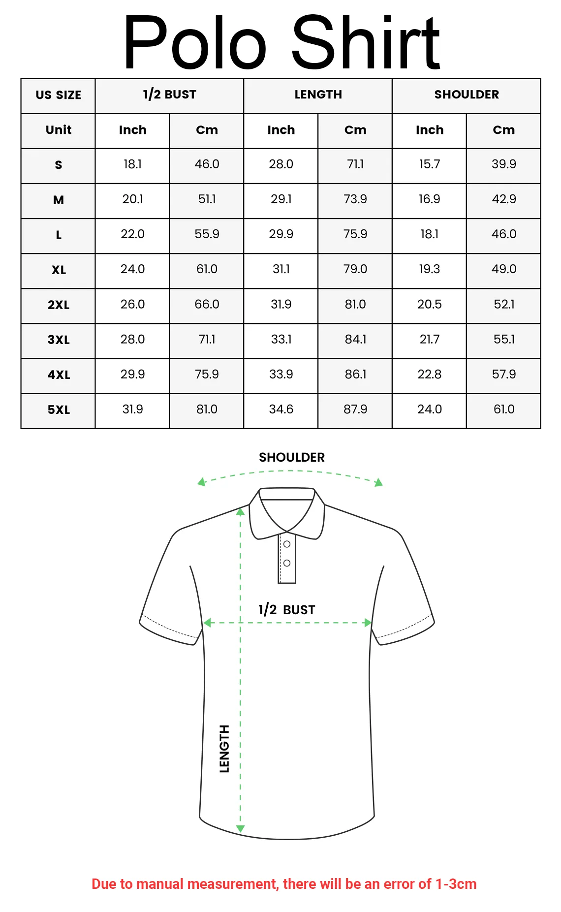Pastel Rainbow Gradient Polo Shirt