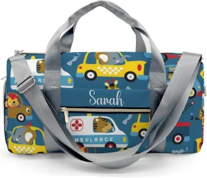 Personalized Animals Drivers Vehicle Car Custom Multi-functional Travel Bag, Unisex Portable Duffel Bag, Short Distance Travel Assistant
