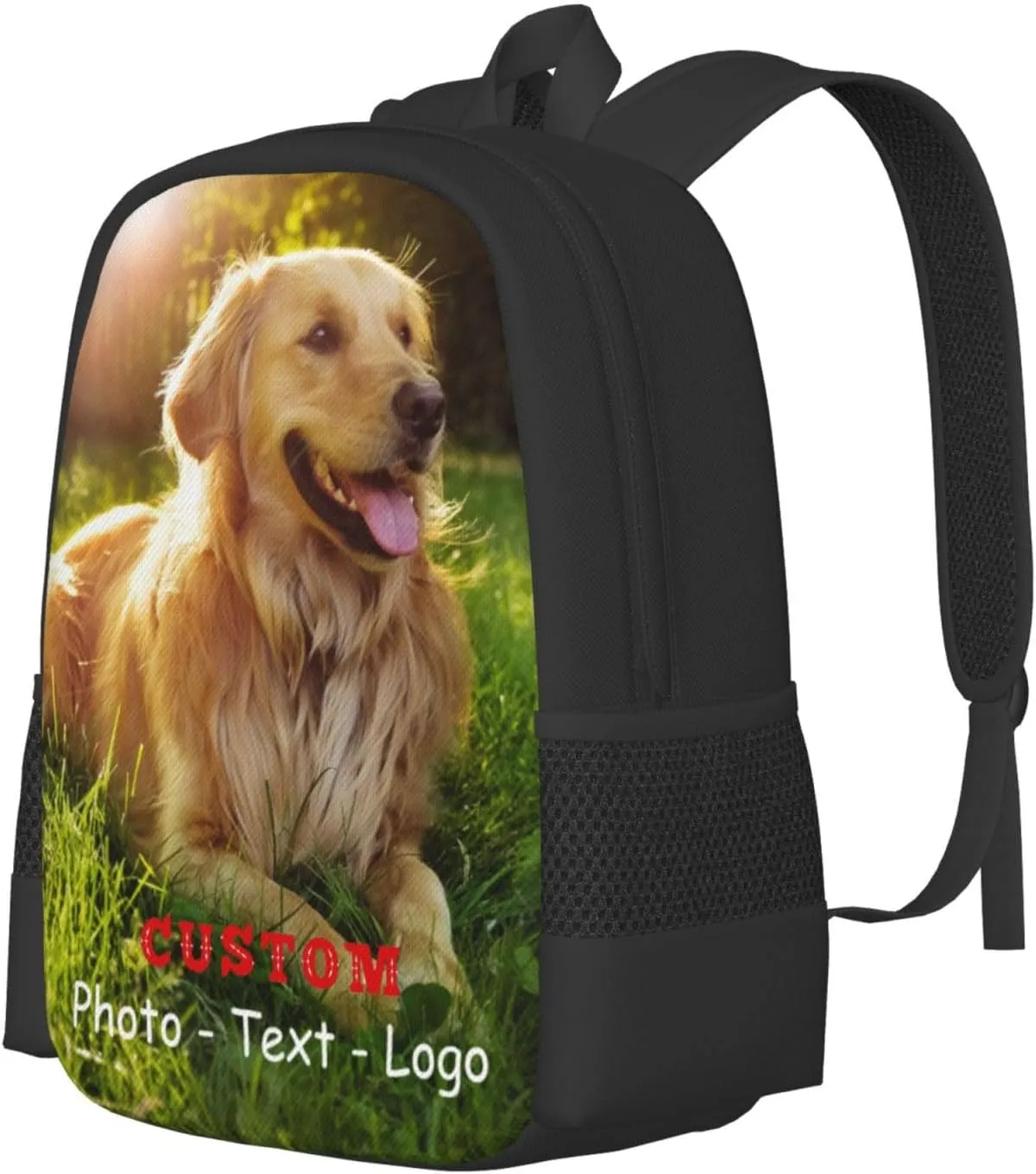 Personalized Backpack for Men, Custom Laptop Backpacks with Photo Text Image, Customize Work Backpack, Gifts for Men