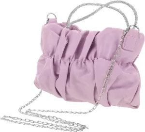 Pleated Ruched Handbag for Women Lightweight Evening Clutch Purse for Parties Versatile Shoulder Bag Chic and Durable PU Material for Everyday Use