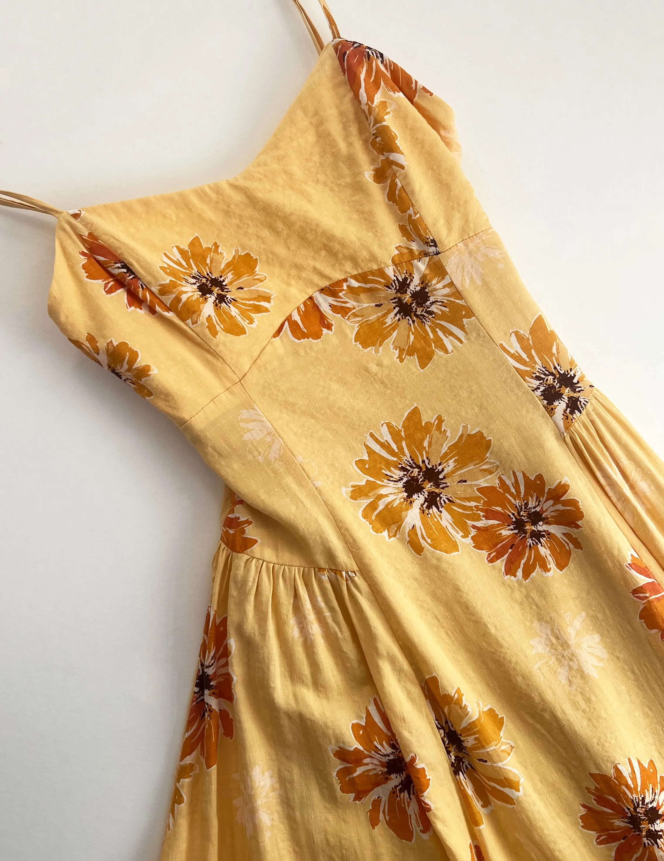 Ramona Honey Floral Maxi Dress