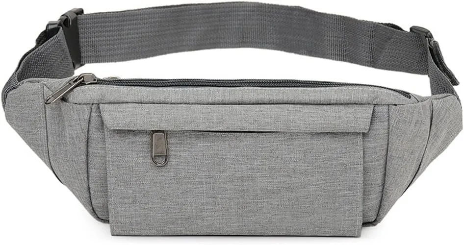 ROLTIN Men Male Waist Bag Pack Casual Functional Belt Bag Large Belt Pouch Phone Money Belt Bag Travel Hip