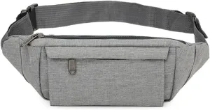 ROLTIN Men Male Waist Bag Pack Casual Functional Belt Bag Large Belt Pouch Phone Money Belt Bag Travel Hip