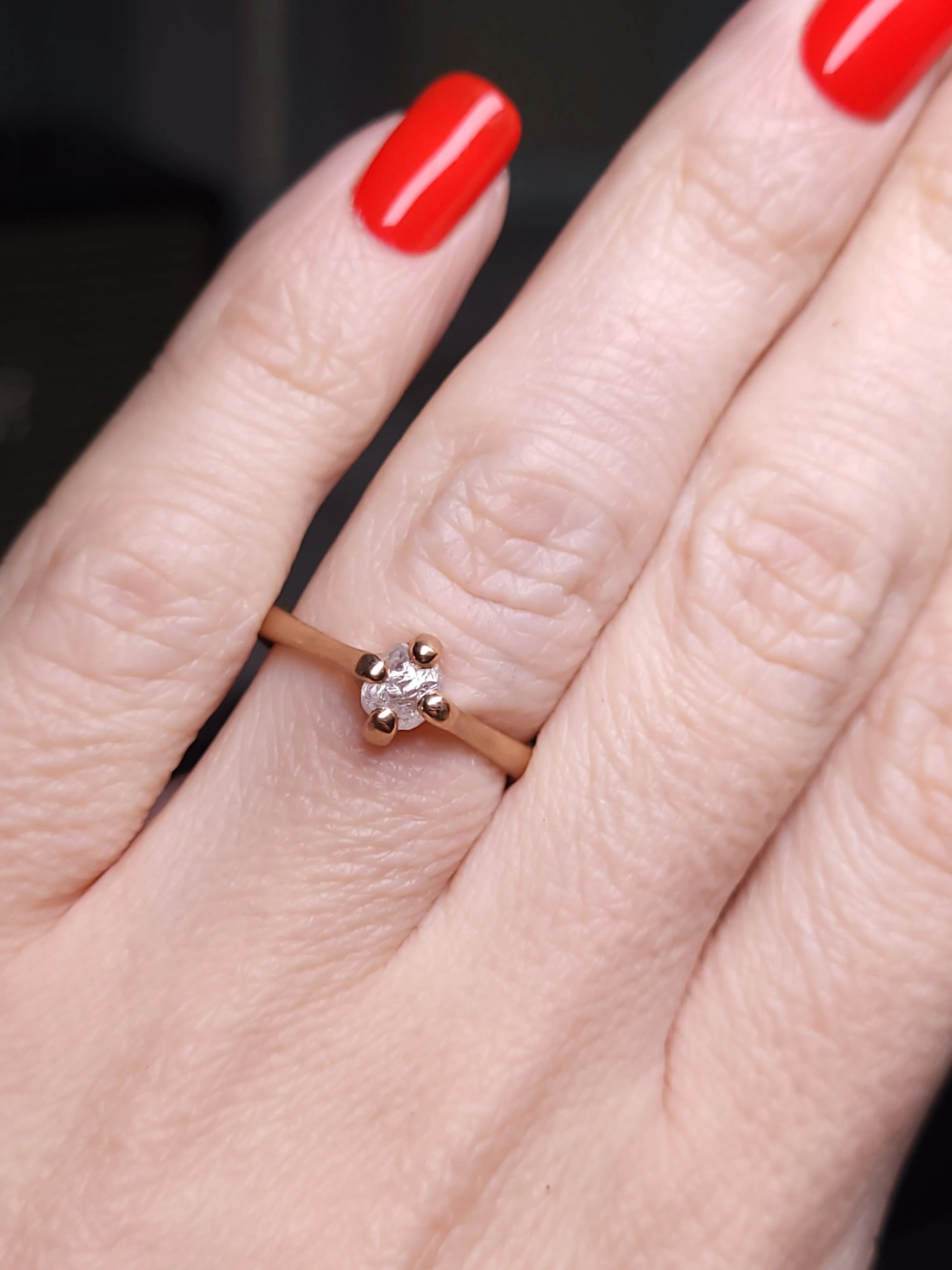 Rose Gold Tulip Ring - <strong>0.85 ct.</strong>
