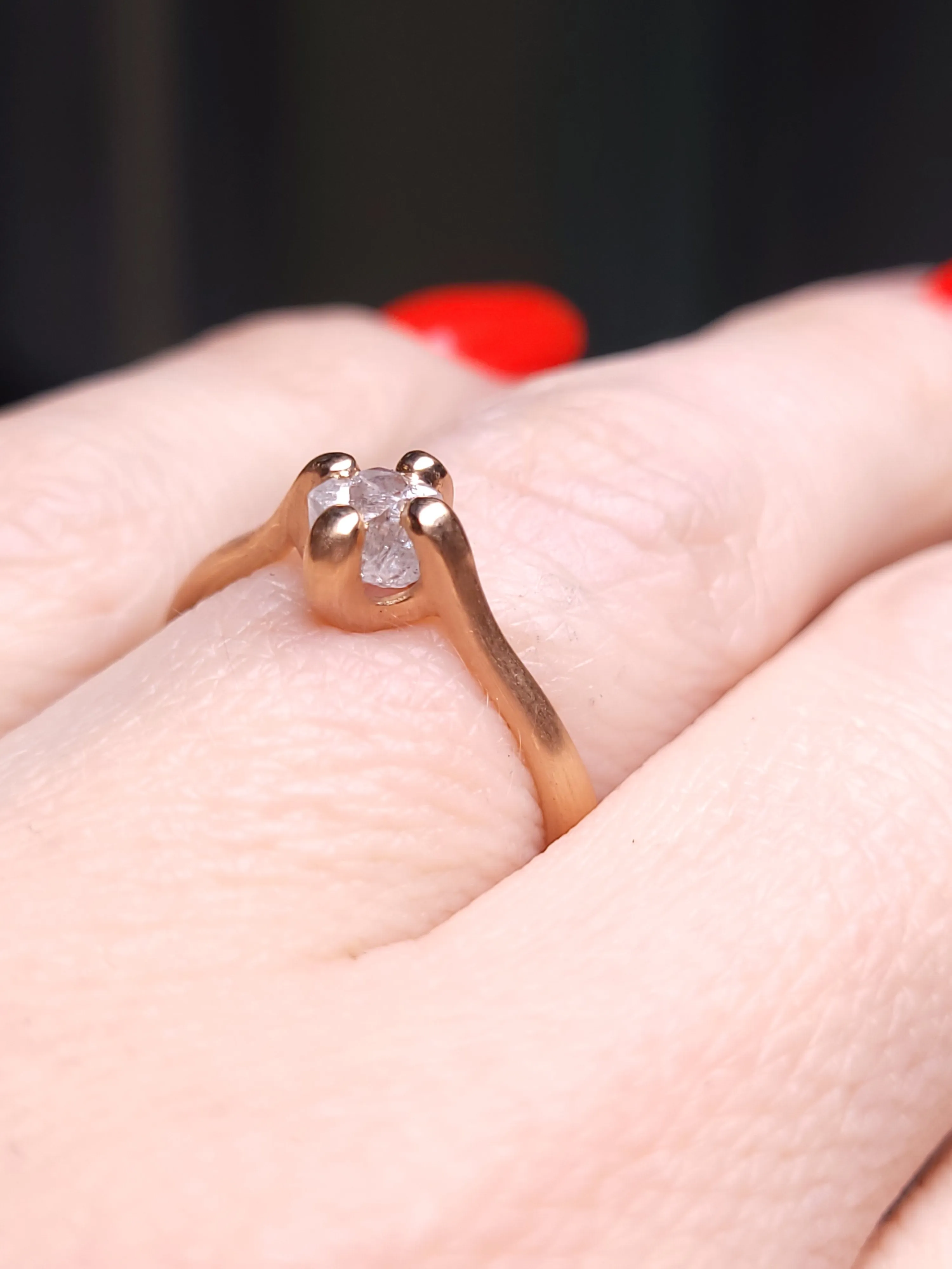 Rose Gold Tulip Ring - <strong>0.85 ct.</strong>