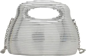 Rungion Trendy Acrylic Handbags for Women Cute Evening Clutch Small Chic Crossbody Shoulder Purses for Party Cocktail