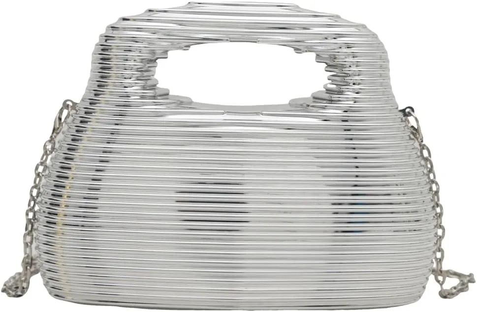 Rungion Trendy Acrylic Handbags for Women Cute Evening Clutch Small Chic Crossbody Shoulder Purses for Party Cocktail