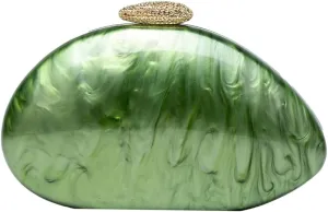 Shell Acrylic Clutch Purses For Women Chic Evening Bag Designer Crossbody Handbags for Wedding Prom