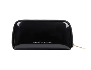 Shining Crown By EMILYSTORES Muliti-Functional Portable Travel Makeup Tote Bag Cosmetic Pouch For Storage Toiletry Travel Accessories, Black Color