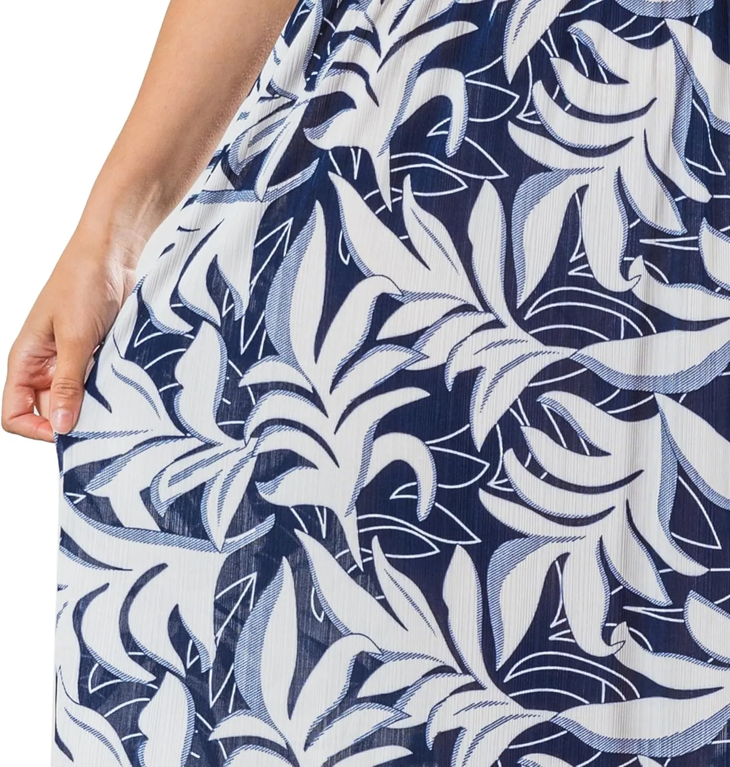 Short Sleeve Smocked Midi Sundress, Smocked Dress Vacation Outfits Summer Long Dress, Beachy Dresses for Women 2024