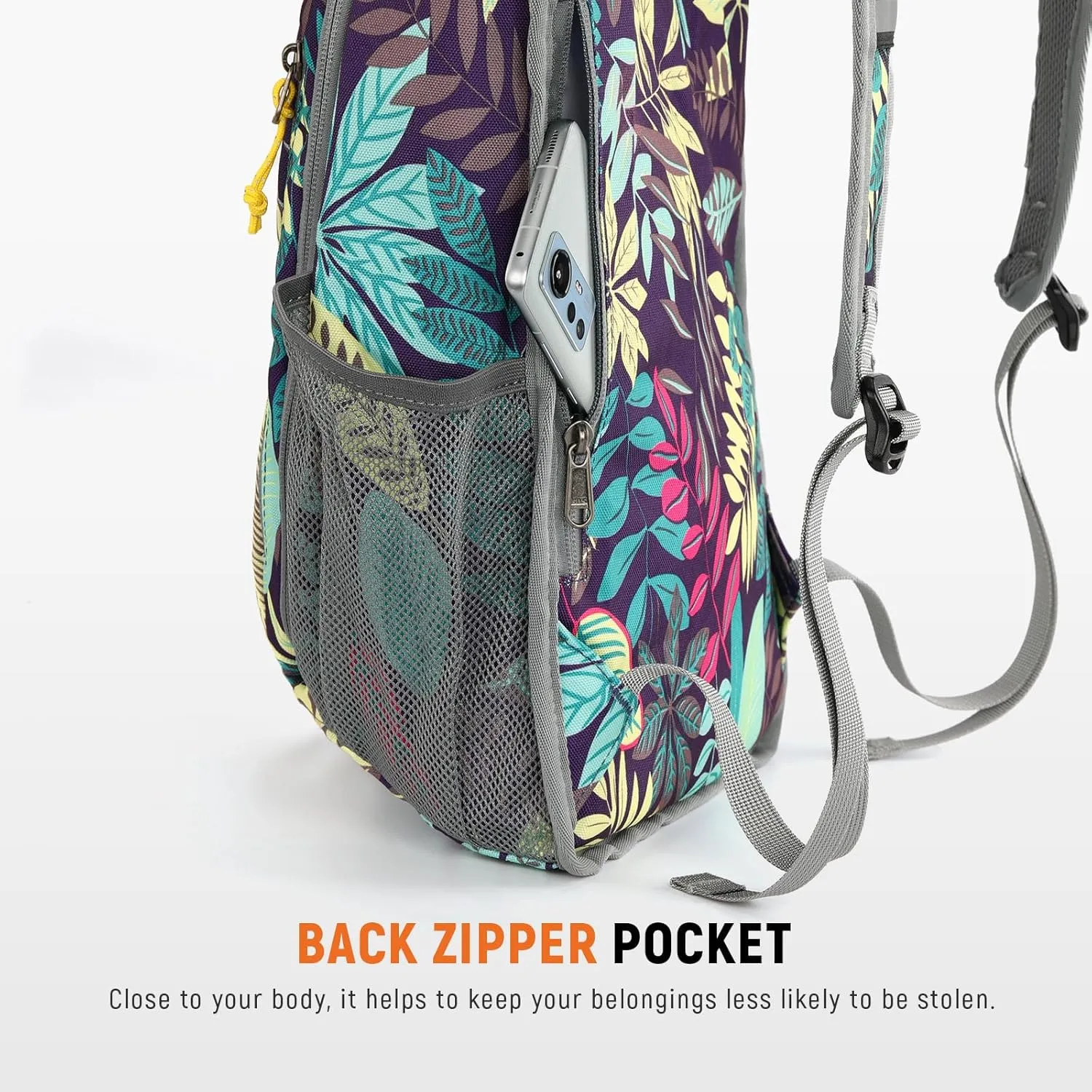 SKYSPER Small Hiking Travel Waterproof Backpack - Lightweight Packable Day Pack for Women and Men - Foldable Light Weight Water Proof Mini Daypack - 10L Collapsible Back Pack for Outdoor