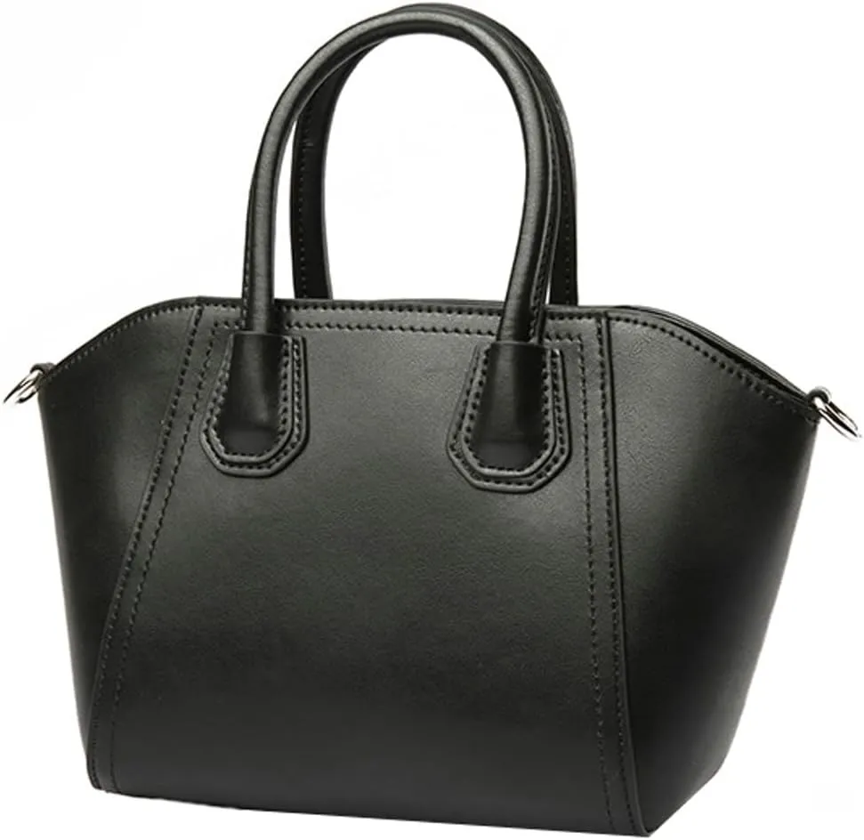 Small Genuine Leather Crossbody Bag for Women Trendy Dumpling Tote Shoulder Purses Ladies Chic Handbags Satchels