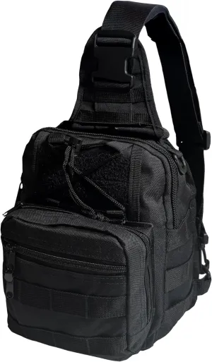 Small Tactical Sling Bag for Men  Durable Crossbody Shoulder Bag, Compact EDC Pack for Everyday Carry, Hiking, Range, Travel, Outdoor Gear, Camping, Hunting, Military, Fishing & Adventure Use