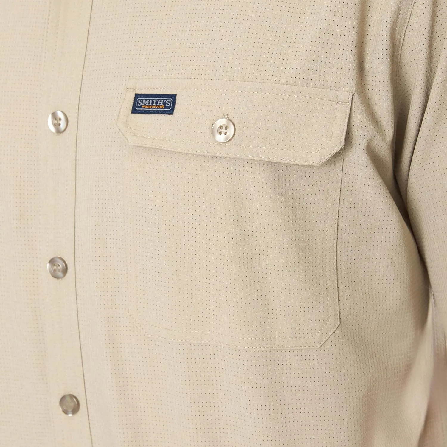 Smith's Workwear Men's Short Sleeve Quick Dry Performance Shirt