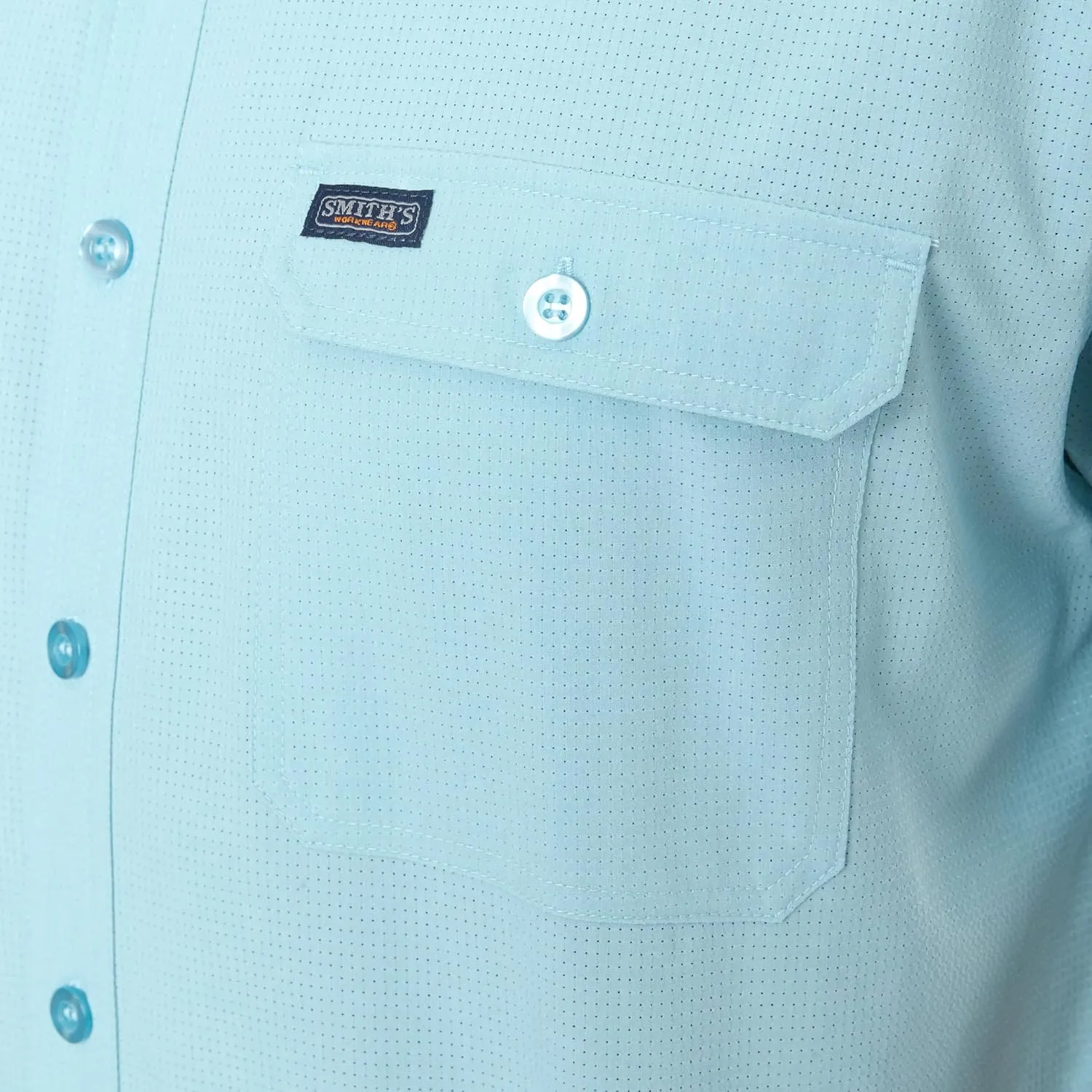 Smith's Workwear Men's Short Sleeve Quick Dry Performance Shirt