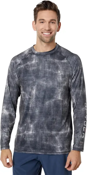 Spyder Men's Long Sleeve Rashguard  UPF , Quick-Dry, Swim Shirt, Surfing, Hiking, Workouts