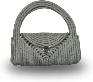 Straw Clutch Purse for Women, Small Summer Jute Handbag, Beachy Vacation Raffia Bag, Woven Resort or Coastal Purse - Cream
