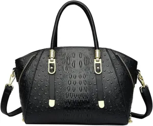 Stylish Handbags for Women PU Leather Satchel Bags Shoulder Bag Top Handle Handbag Ladies Work Purse Zipper Totes