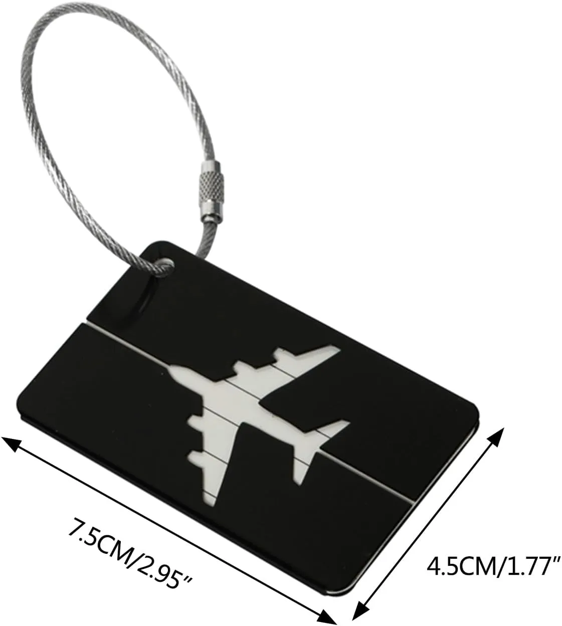 Suitcase Luggage Baggage Backpack with Loop Name ID Address Card Baggage Identifier Travel Accessory