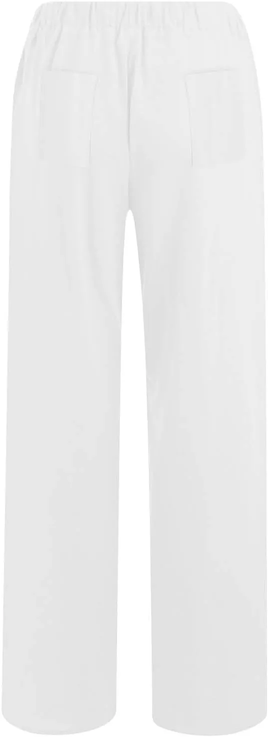 Summer Linen Pants Women 2025 Wide Leg Casual Comfy Drawstring Palazzo Pants Trousers with Pockets Beach Outfits