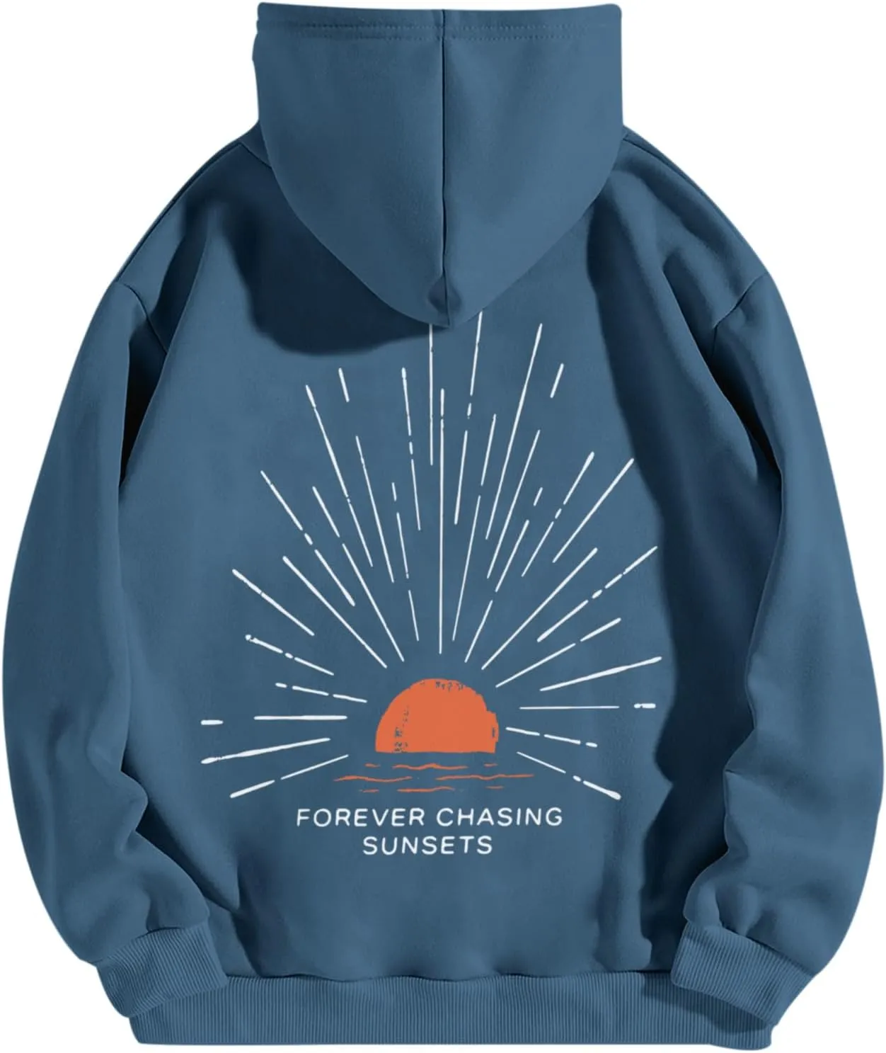 Sunsets Graphic Beachy Hoodies for Women Lets Watch the Sunset Hoodie Womens Beach Aesthetic Hooded Sweatshirt