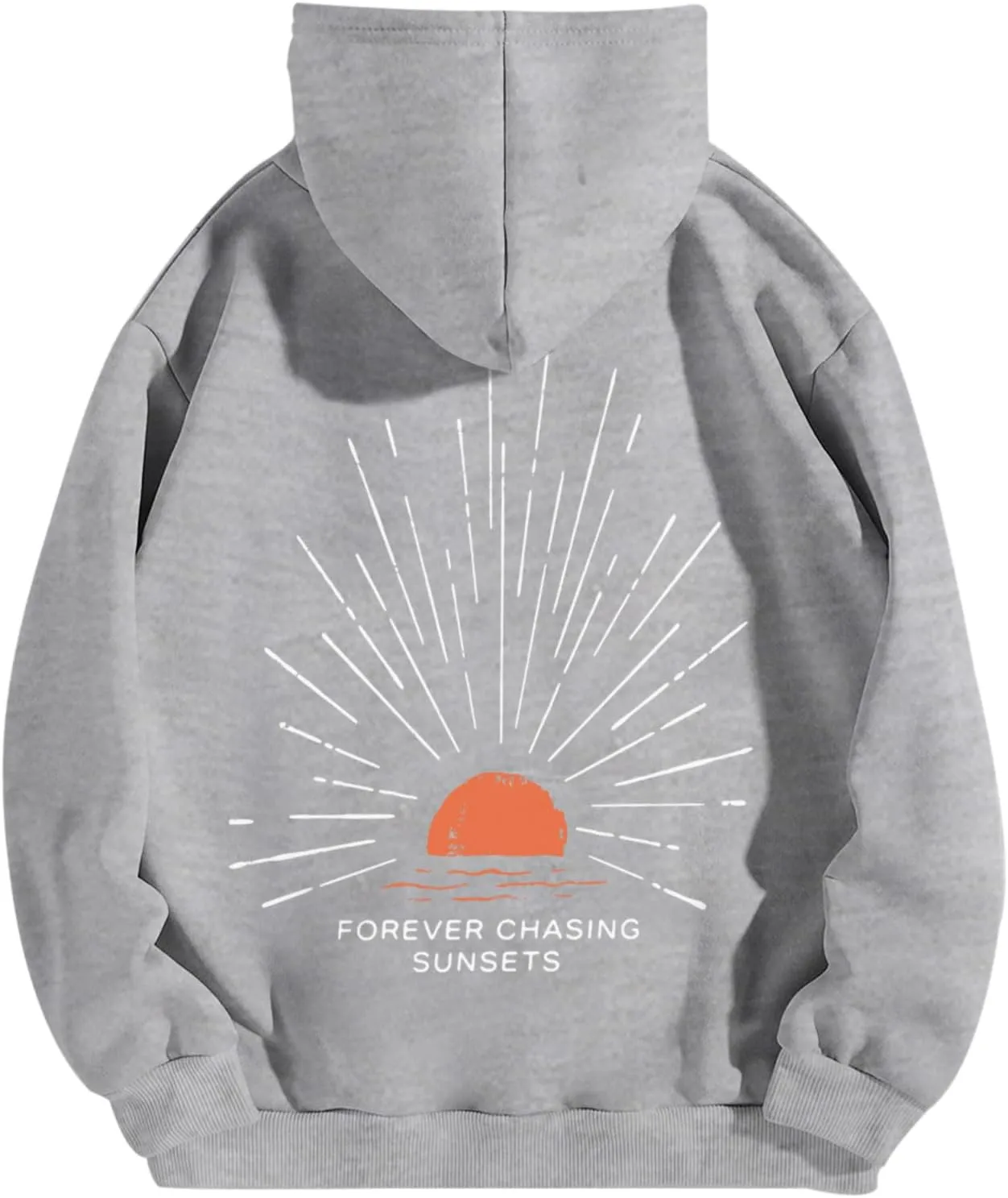 Sunsets Graphic Beachy Hoodies for Women Lets Watch the Sunset Hoodie Womens Beach Aesthetic Hooded Sweatshirt