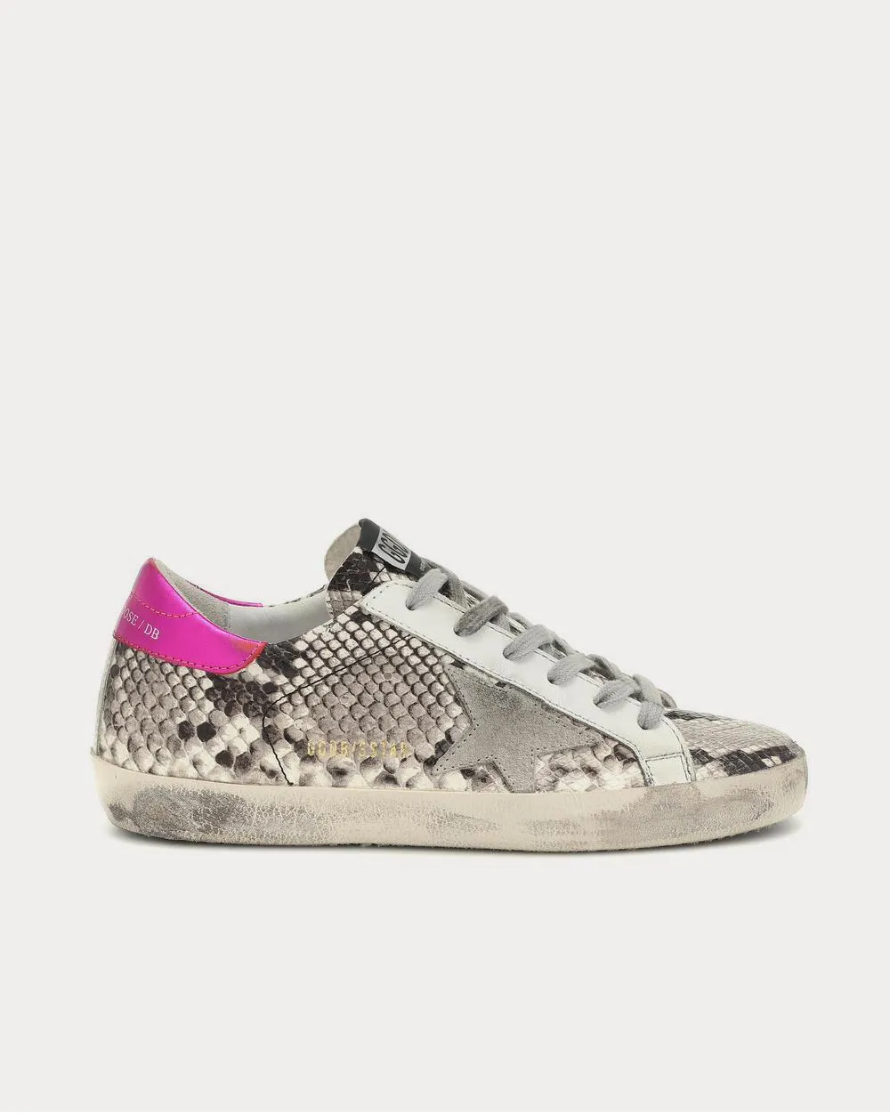 Superstar Natural Snake Print Low Top Sneakers