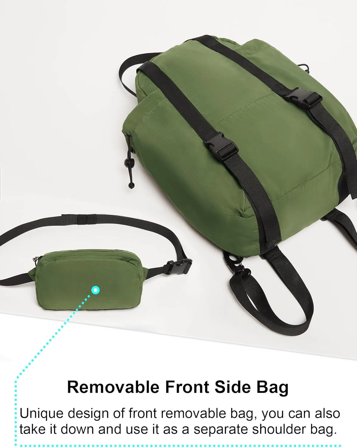 THE GYM PEOPLE Lightweight Mini Backpacks Womens Waterproof Travel Daypack Small Cute Crossbody Sling Bags