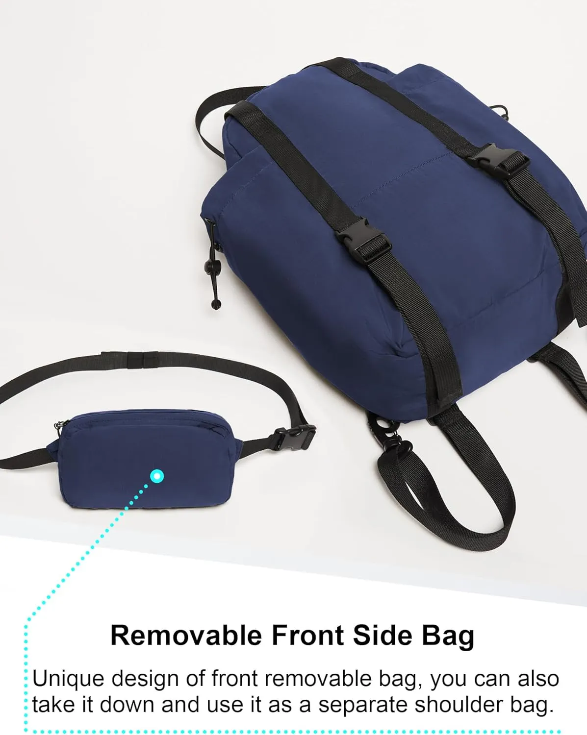 THE GYM PEOPLE Lightweight Mini Backpacks Womens Waterproof Travel Daypack Small Cute Crossbody Sling Bags