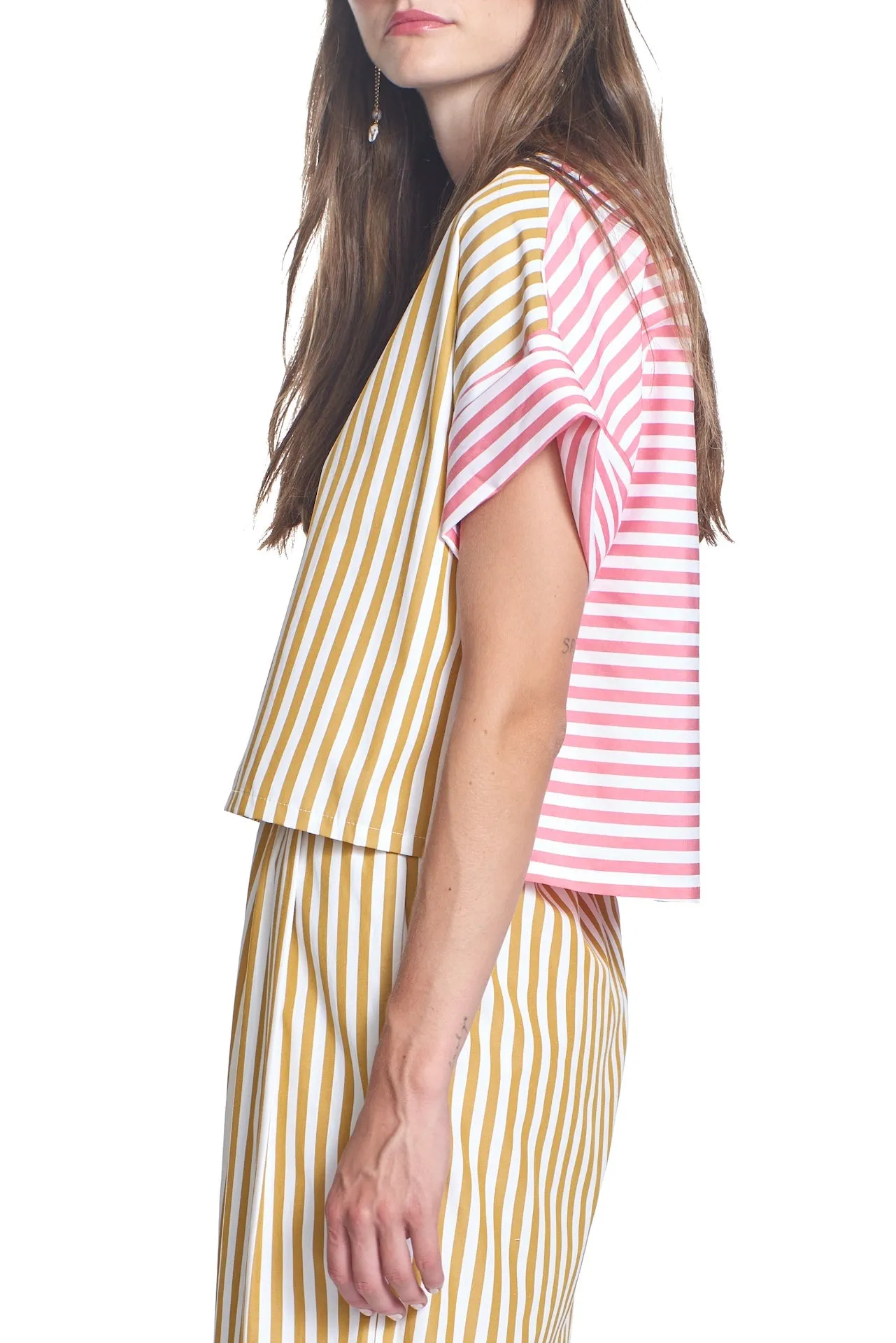 THE JUNI TOP-STRIPE