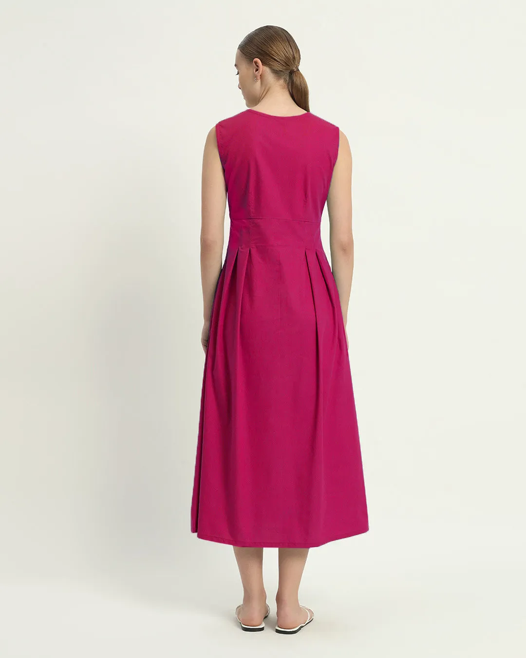 The Mendoza Berry Cotton Dress