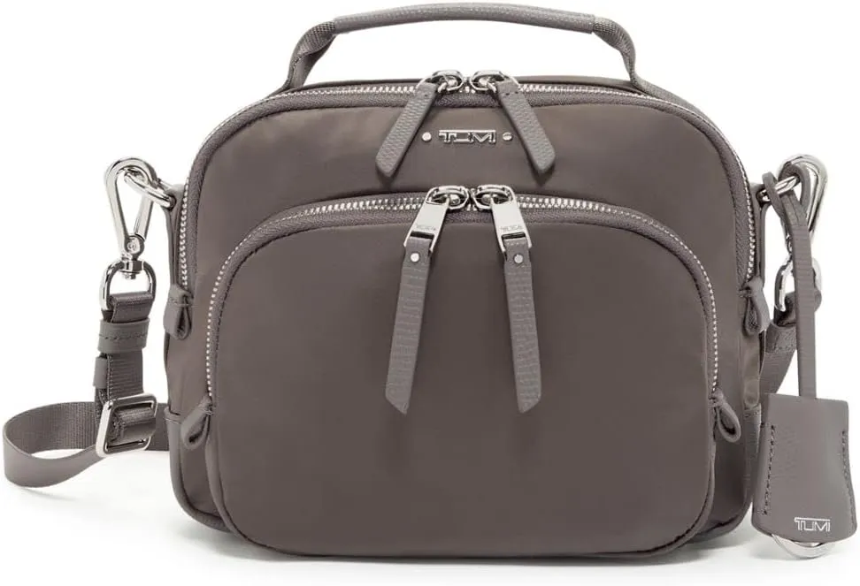 TUMI - Voyageur Troy Crossbody Bag - Over Shoulder Satchel for Women - Zinc