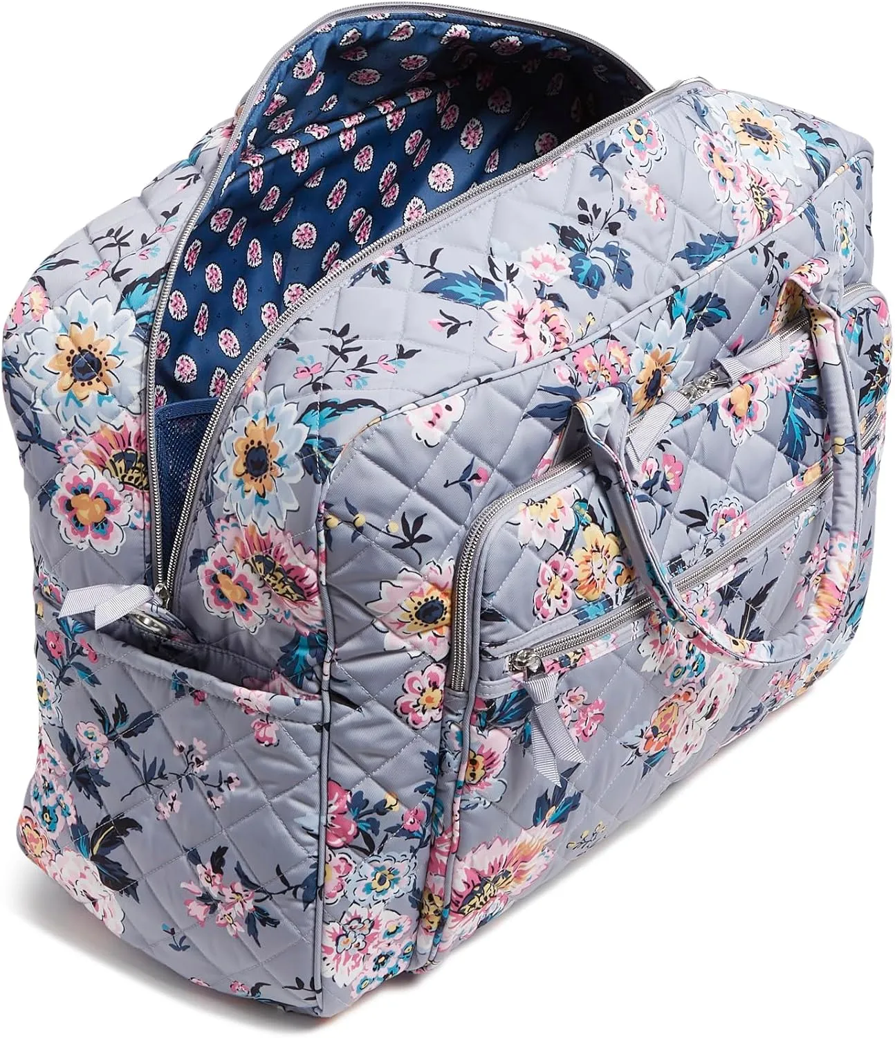 Vera Bradley Performance Twill Grand Weekender Travel Bag, Parisian Bouquet