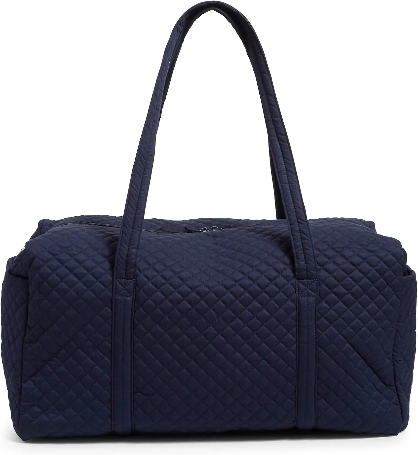 Vera Bradley Women's Cotton Large Travel Duffel Bag, True Navy, One Size